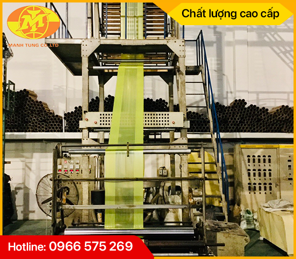 Túi Nilon PE gấp hông màu